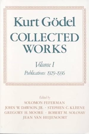 Image du vendeur pour Collected Works : Publications 1929-1936 mis en vente par GreatBookPricesUK