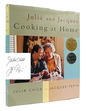 Seller image for JULIA AND JACQUES COOKING AT HOME: A COOKBOOK for sale by Rare Book Cellar