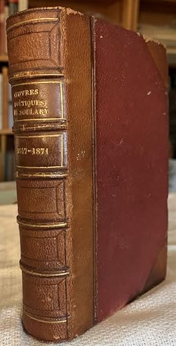 Bild des Verkufers fr Oeuvres Poetiques De Josephin Soulary. Premiere Partie - Sonnets (1847-1871) zum Verkauf von G.F. Wilkinson Books, member IOBA