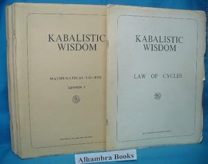 Imagen del vendedor de Kabalistic Wisdom : Law of Cycles and Mathematical Course, Lesson 1 through 10 a la venta por Alhambra Books