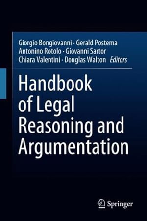 Seller image for Handbook of Legal Reasoning and Argumentation for sale by GreatBookPrices