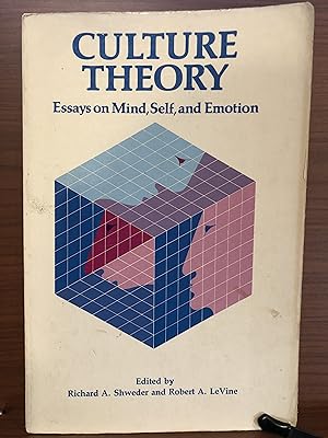 Image du vendeur pour Culture Theory Paperback: Essays on Mind, Self and Emotion mis en vente par Rosario Beach Rare Books