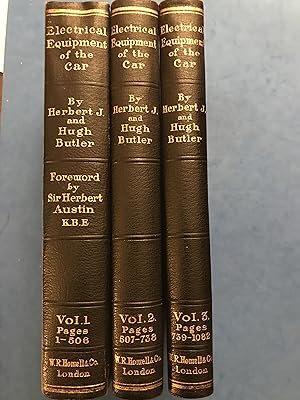 Seller image for ELECTRICAL EQUIPMENT OF THE CAR COMPRISING THE VARIOUS SYSTEMS FITTED TO BRITISH, FRENCH, ITALIAN, GERMAN AND OTHER EUROPEAN CARS - WITH 574 ILLUSTRATIONS, 24 FOLDING PLATES, AND 61 TABLES, 394 WIRING DIAGRAMS AND 428 ELECTRICAL SPECIFICATIONS OF BRITISH, CONTINENTAL., CANADIAN AND AMERICAN CARS for sale by Haddington Rare Books