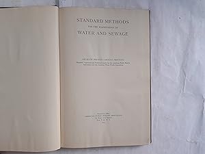 Bild des Verkufers fr Santdard Methods for the Examination of Water and Sewage. zum Verkauf von Librera "Franz Kafka" Mxico.