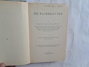 Seller image for The Wassermann Test. Published with authority of the Surgeon General, United States Army. for sale by Librera "Franz Kafka" Mxico.