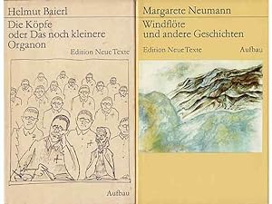 Büchersammlung "Edition Neue Texte". 21 Titel. 1.) Sarah Kirsch: Die Pantherfrau, Fünf unfrisiert...