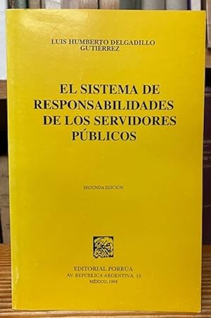 Seller image for EL SISTEMA DE RESPONSABILIDADES DE LOS SERVIDORES PUBLICOS for sale by Fbula Libros (Librera Jimnez-Bravo)