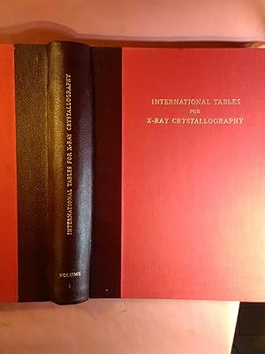 Bild des Verkufers fr International Tables for X- Ray Crystallography Volume I Symmetry Groups,, Volume 2 Mathematical Tables & Volume 3 Physical and Chemical Tables zum Verkauf von Imaginal Books