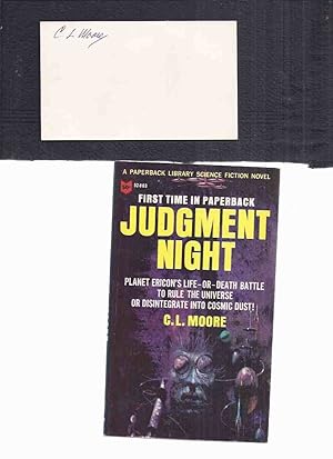 Judgment Night -by C L Moore -Tipped-in Signature)