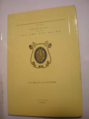 Imagen del vendedor de Centenario de la Ley del Notariado. Publicaciones a la venta por Librera Antonio Azorn