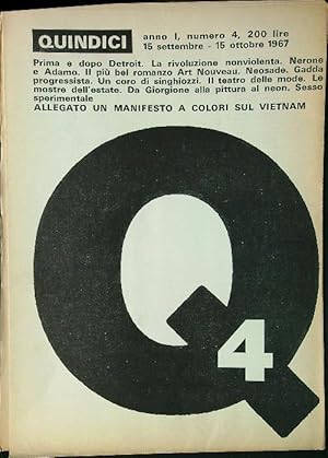 Quindici n. 4/settembre-ottobre 1967