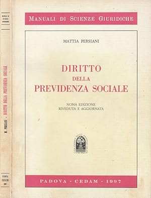 Immagine del venditore per Diritto della previdenza sociale venduto da Biblioteca di Babele