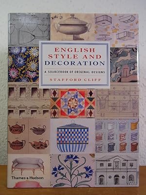 Bild des Verkufers fr English Style and Decoration. A Sourcebook of Original Designs zum Verkauf von Antiquariat Weber