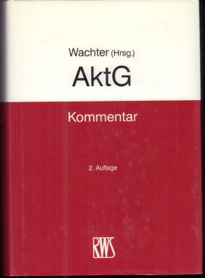 Seller image for AktG. Kommentar zum Aktiengesetz. for sale by Antiquariat Jenischek