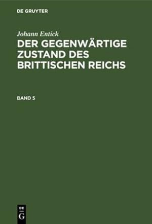 Immagine del venditore per Der gegenw ¤rtige Zustand des brittischen Reichs (German Edition) [Hardcover ] venduto da booksXpress