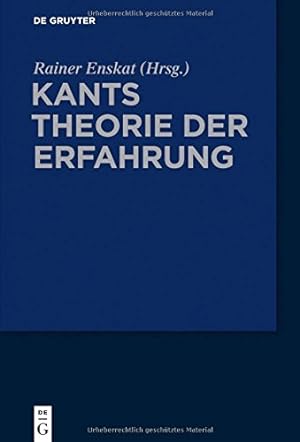 Bild des Verkufers fr Kants Theorie Der Erfahrung (German Edition) (German and English Edition) [Hardcover ] zum Verkauf von booksXpress