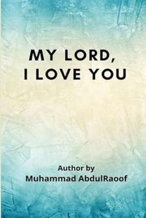 Seller image for My Lord, I Love You [Soft Cover ] for sale by booksXpress