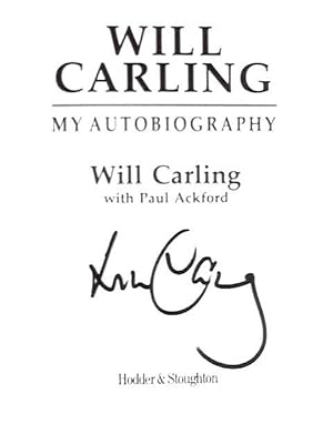 Bild des Verkufers fr Will Carling Autobiography zum Verkauf von World of Rare Books