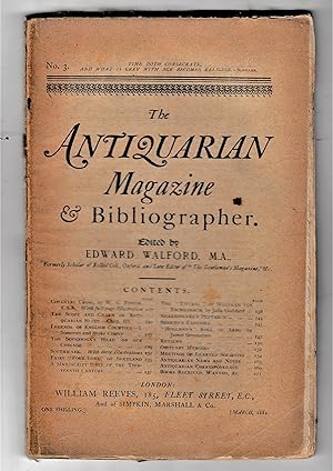 Seller image for The Antiquarian Magazine & Bibliographer for sale by The Sanctuary Bookshop.
