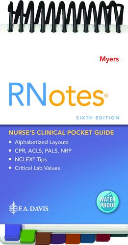 Seller image for RNotes ®: Nurse's Clinical Pocket Guide by Myers RN BSN, Ehren [Spiral-bound ] for sale by booksXpress