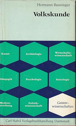 Bild des Verkufers fr Volkskunde. Von der Altertumsforschung zur Kulturanalyse. zum Verkauf von Antiquariat Immanuel, Einzelhandel