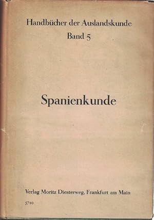 Seller image for Handbuch der Spanienkunde. for sale by La Librera, Iberoamerikan. Buchhandlung