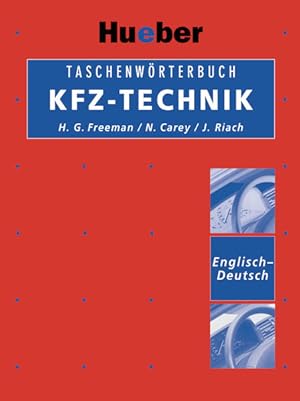 Bild des Verkufers fr Taschenwrterbuch KFZ-Technik, Englisch-Deutsch zum Verkauf von Antiquariat Armebooks