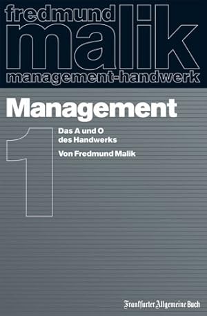 Seller image for Management. Das A und O des Handwerks for sale by WeBuyBooks