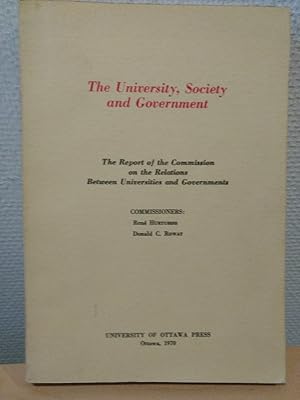 Bild des Verkufers fr The University, Society and Government. zum Verkauf von PlanetderBuecher