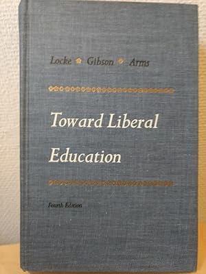 Seller image for Toward Liberal Education. for sale by PlanetderBuecher