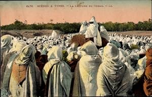 Image du vendeur pour Ansichtskarte / Postkarte Scenes et Types, La Lecture du Coran, Maghreb mis en vente par akpool GmbH