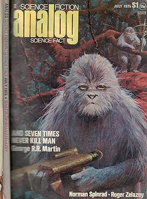 Bild des Verkufers fr Analog. Science Fiction and Fact. Volume 95, Number 7. July 1975 zum Verkauf von Barter Books Ltd