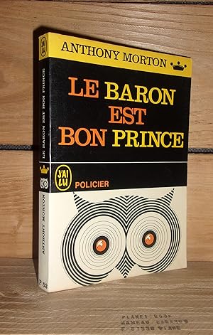 Immagine del venditore per LE BARON EST BON PRINCE - (versus the baron) venduto da Planet's books