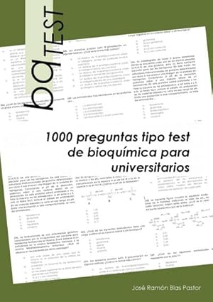 Imagen del vendedor de bqTEST : 1000 preguntas tipo test de bioqumica para universitarios a la venta por AHA-BUCH GmbH