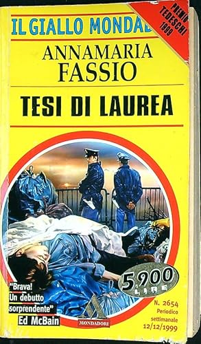 Seller image for Tesi di laurea for sale by Librodifaccia