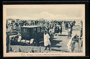 Carte postale Sables d 'Or, La foule á SABLES DÓR les Pins