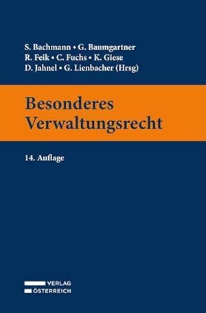 Seller image for Besonderes Verwaltungsrecht for sale by BuchWeltWeit Ludwig Meier e.K.