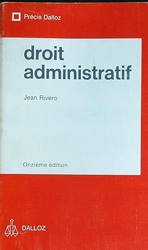 Seller image for Droit administratif for sale by Librodifaccia