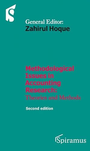 Seller image for Methodological Issues in Accounting Research : Theories and Methods for sale by GreatBookPrices