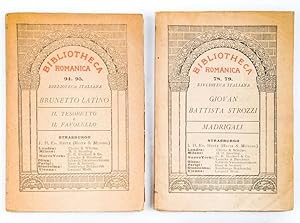 Cinque volumi della collana editoriale Bibliotheca Romanica. Serie Biblioteca Italiana e Biblioth...