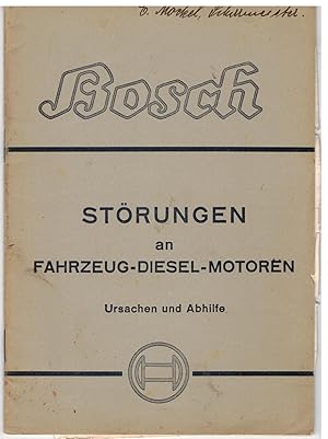 Seller image for Strungen an Fahrzeug- Diesel- Motoren. Ursachen und abhilfe for sale by Bcherpanorama Zwickau- Planitz