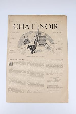 Le Chat noir N°139 de la troisième année du samedi 6 Septembre 1884