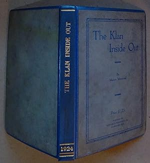 The Klan Inside Out, 1924 First Edition
