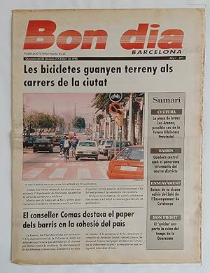 Bon Dia Barcelona publicació d'informació local nº 1-2 1995 Gratuit