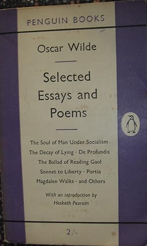 Seller image for Selected Essays and Poems for sale by eclecticbooks