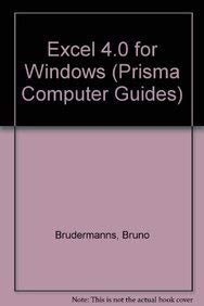 Imagen del vendedor de EXCEL for Windows (Prisma Computer Course) a la venta por WeBuyBooks