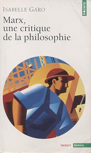 Seller image for Marx, une critique de la philosophie for sale by Bloody Bulga