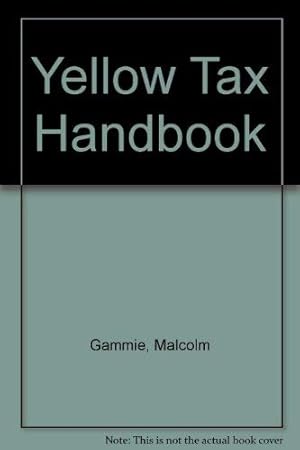 Immagine del venditore per Yellow Tax Handbook venduto da WeBuyBooks