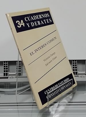 Bild des Verkufers fr El inters comn (Cuadernos y debates 34) zum Verkauf von Librera Dilogo