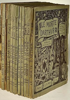 Image du vendeur pour [Beardsley, Aubrey- In Twelve Individual Numbers] Le Morte D'Arthur: The Birth, Life, and Acts of King Arthur. mis en vente par Nudelman Rare Books